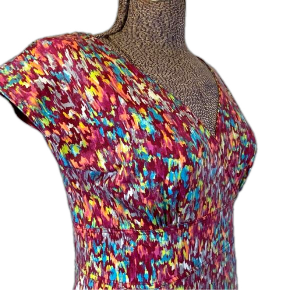 Royal Robbins Cotton Dress Jersey Knit Stretch Rainbow Althleisure Med Gorpcore - Picture 3 of 16